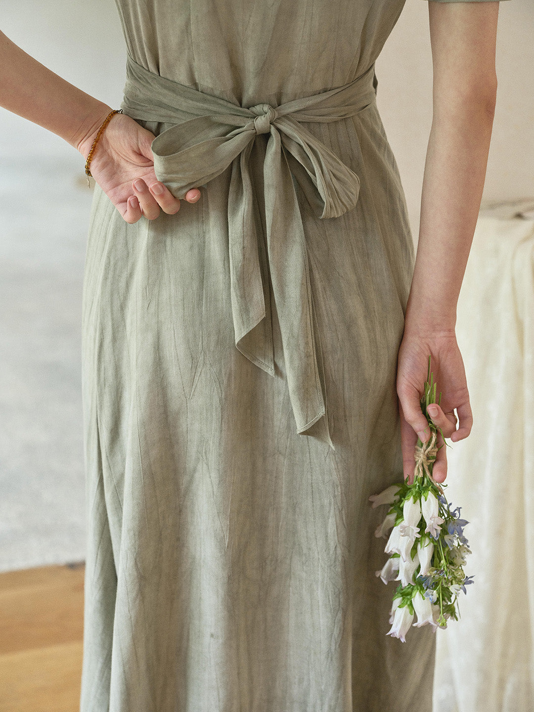 Lorelei V-Neck Linen Dress