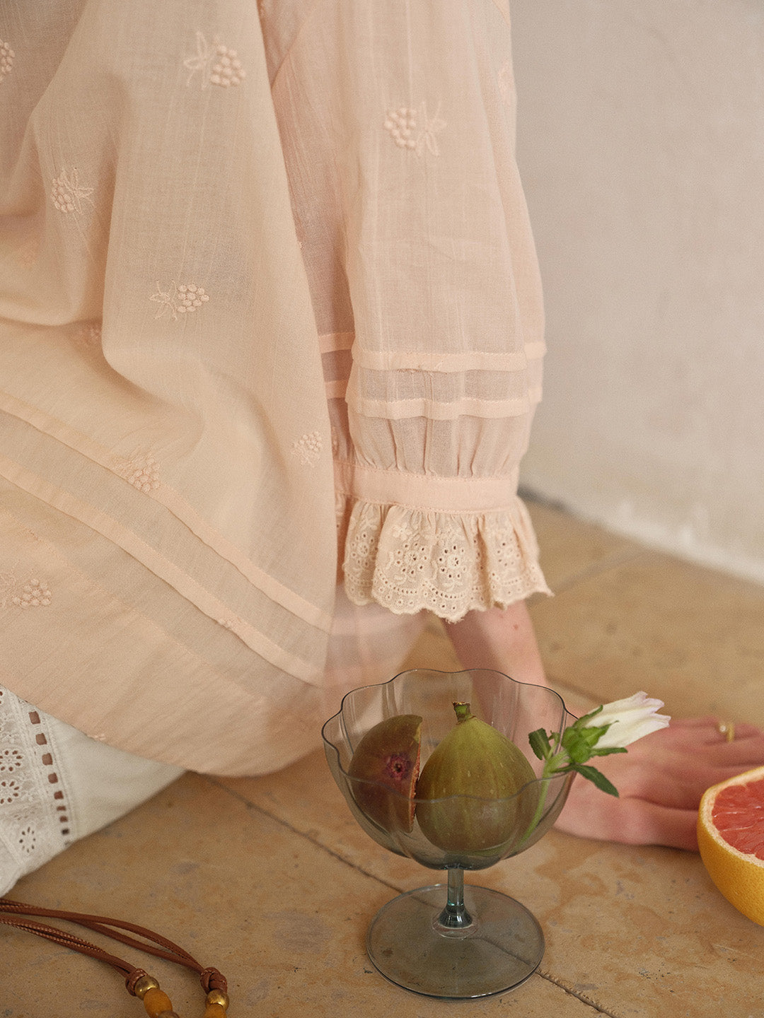 Romy Round Neck 100% Cotton Blouse