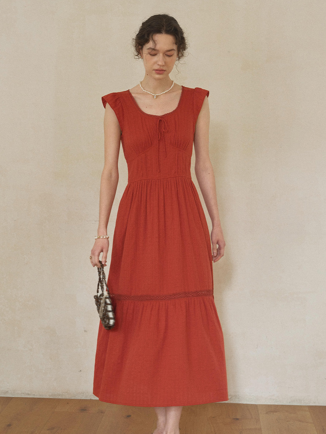 Tempest Round Neck 100% Cotton Dress
