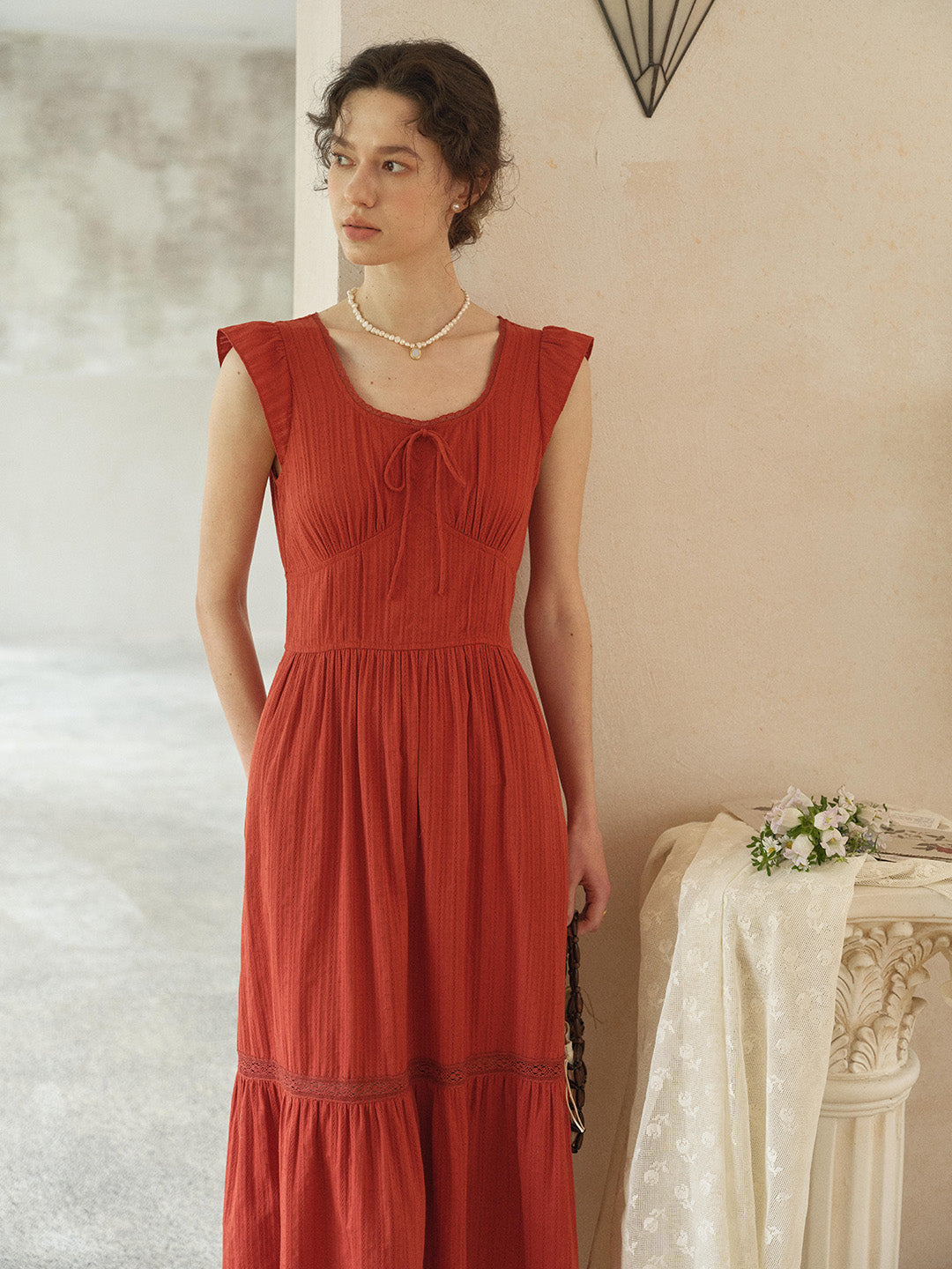 Tempest Round Neck 100% Cotton Dress