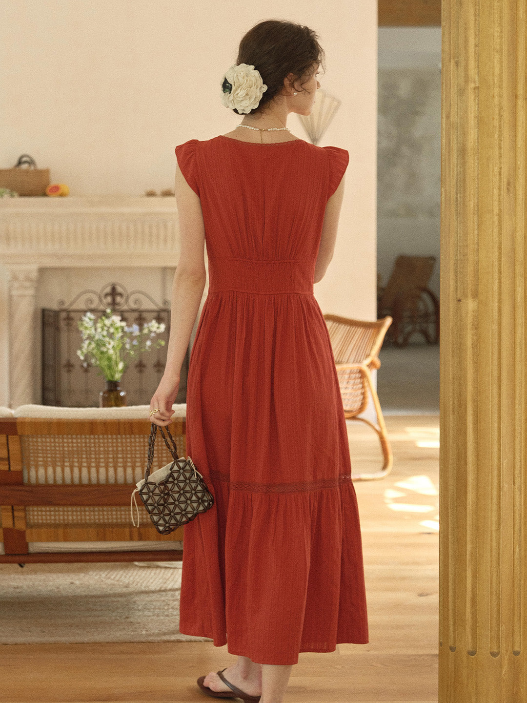 Tempest Round Neck 100% Cotton Dress