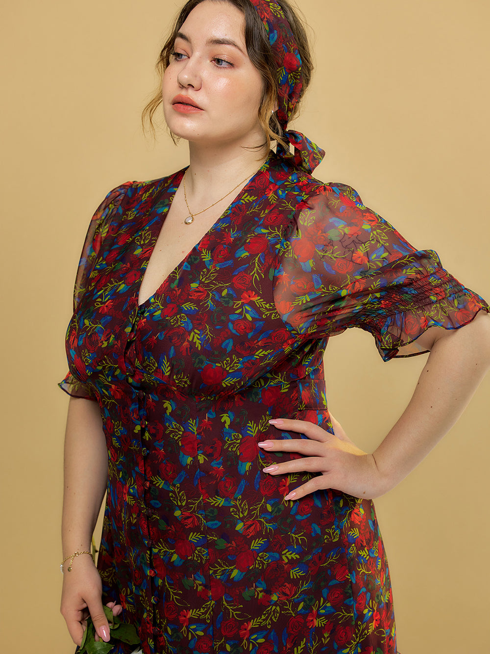 Kora Pink Maxi Dress
