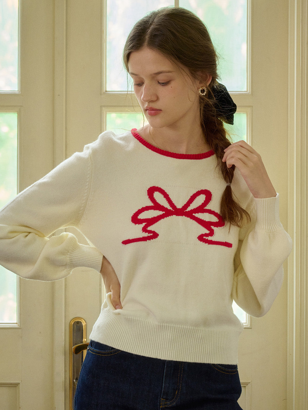 【Final Sale】Minnie Round Neck Sweater