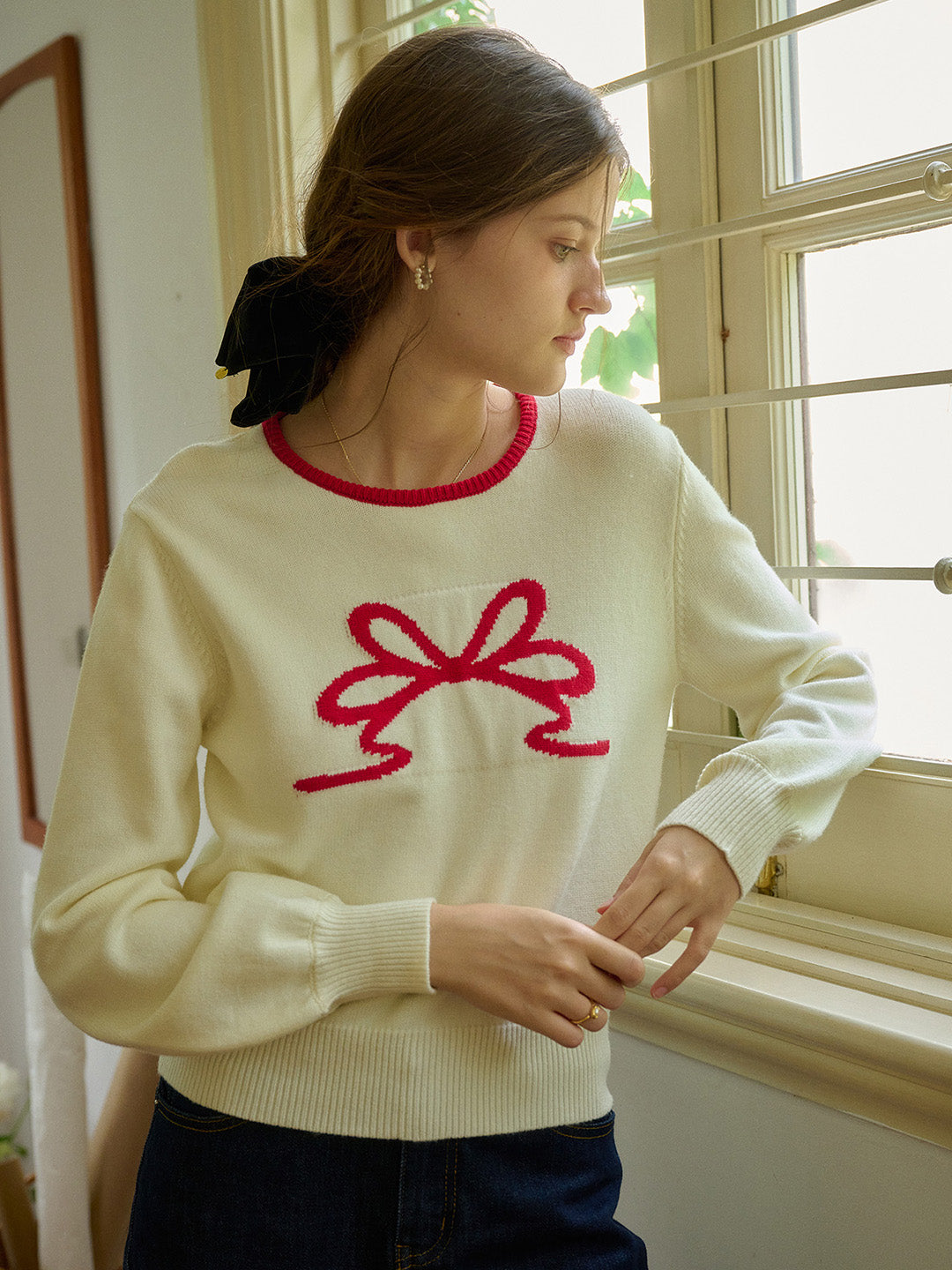 【Final Sale】Minnie Round Neck Sweater