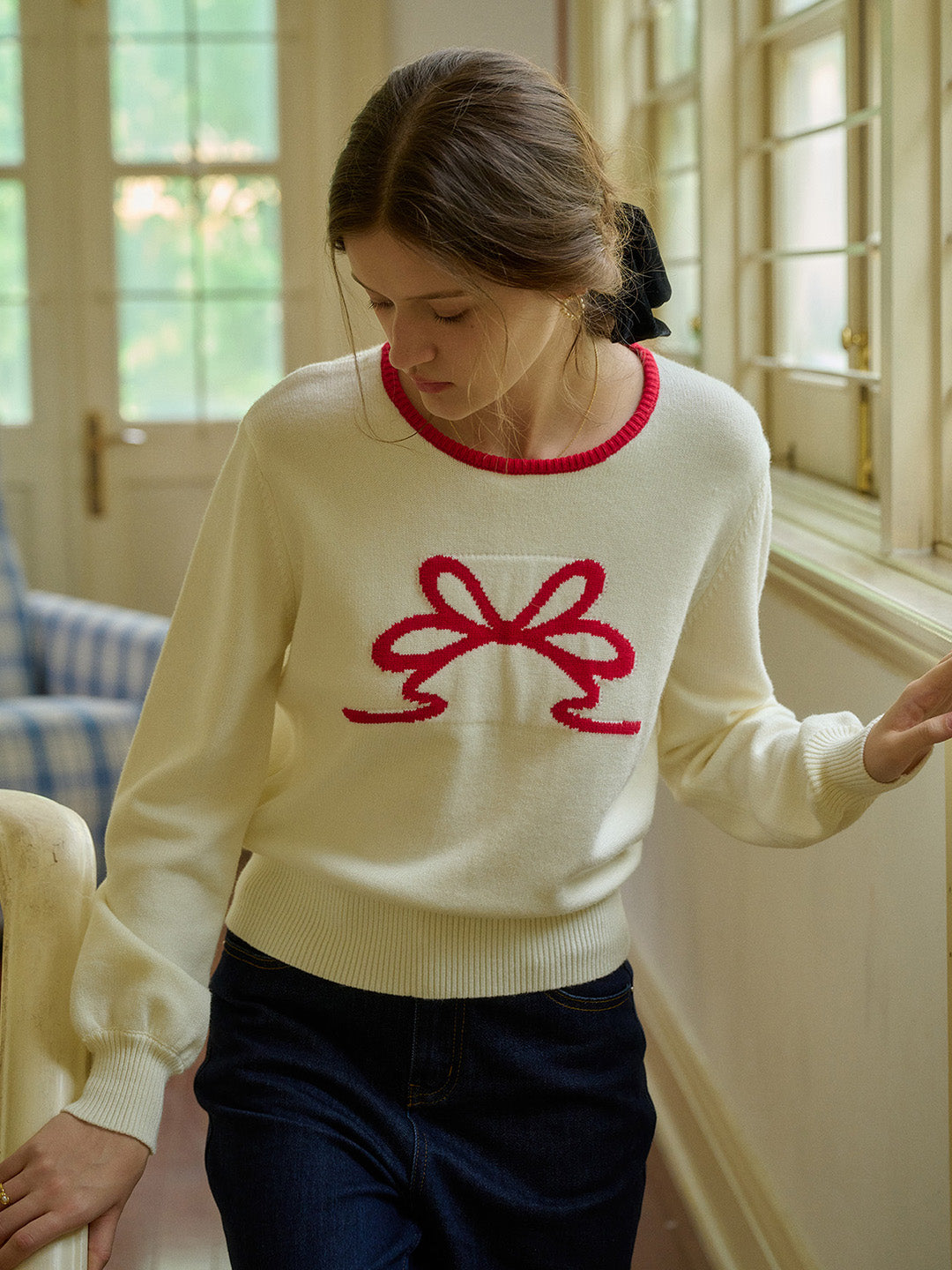 【Final Sale】Minnie Round Neck Sweater