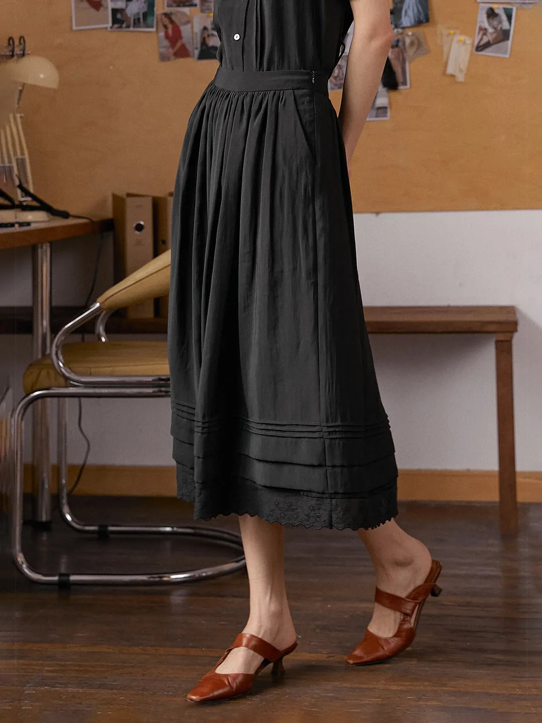 Aura Lace Lyocell Skirt