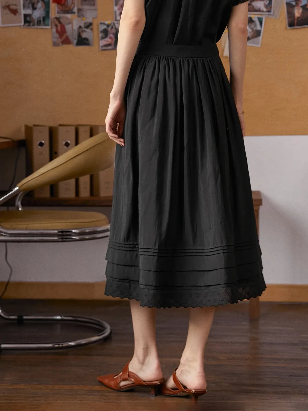 Aura Lace Lyocell Skirt