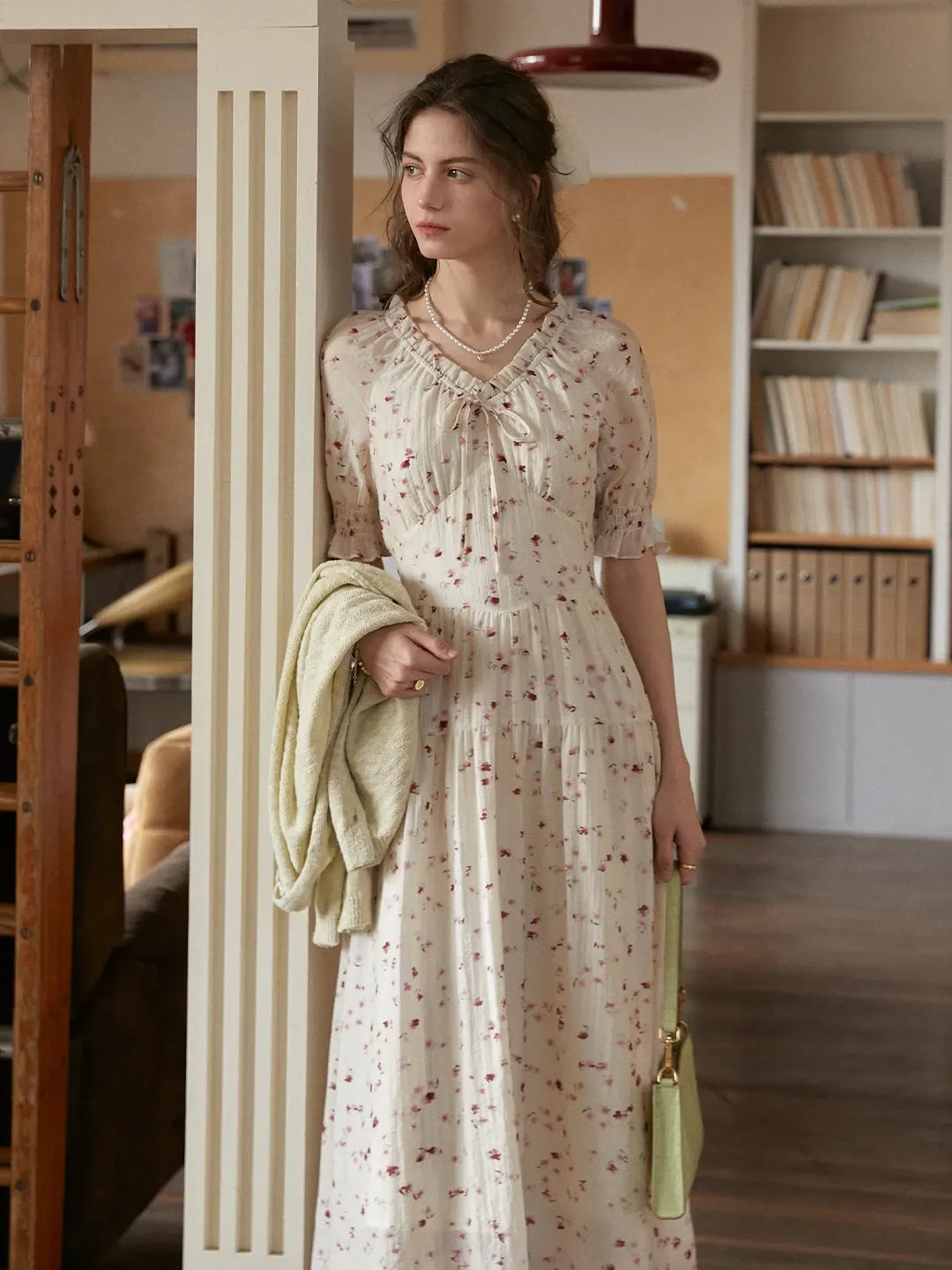 Sarahi V-Neck Floral Dress