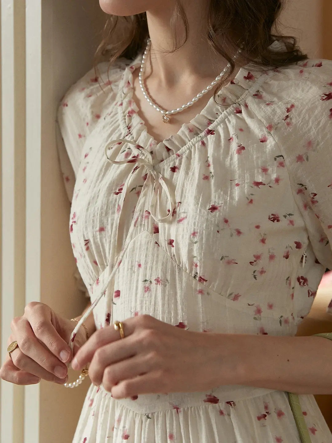 Sarahi V-Neck Floral Dress