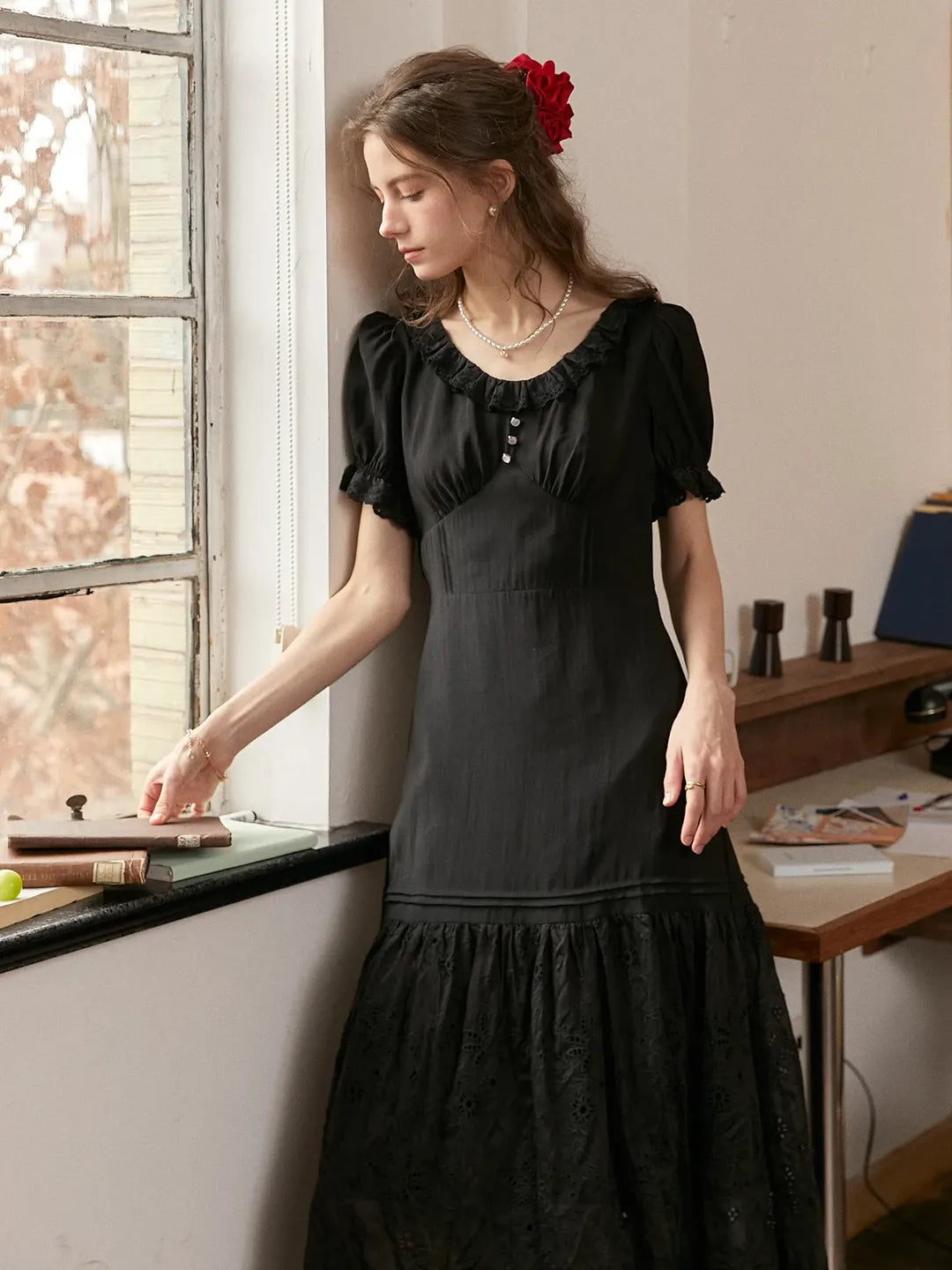 Kassidy Round Neck Lyocell Dress