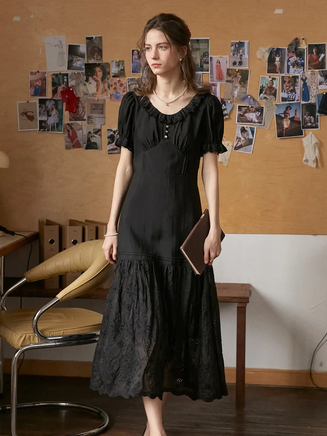 Kassidy Round Neck Lyocell Dress