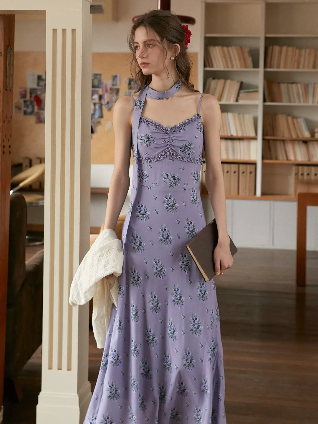 Kenia Floral Suspender Dress