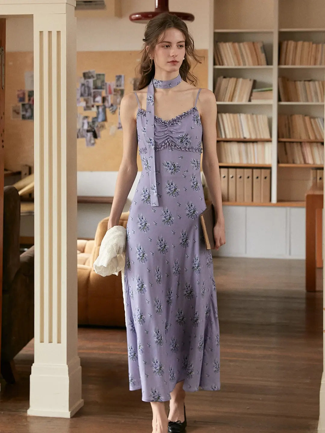 Kenia Floral Suspender Dress