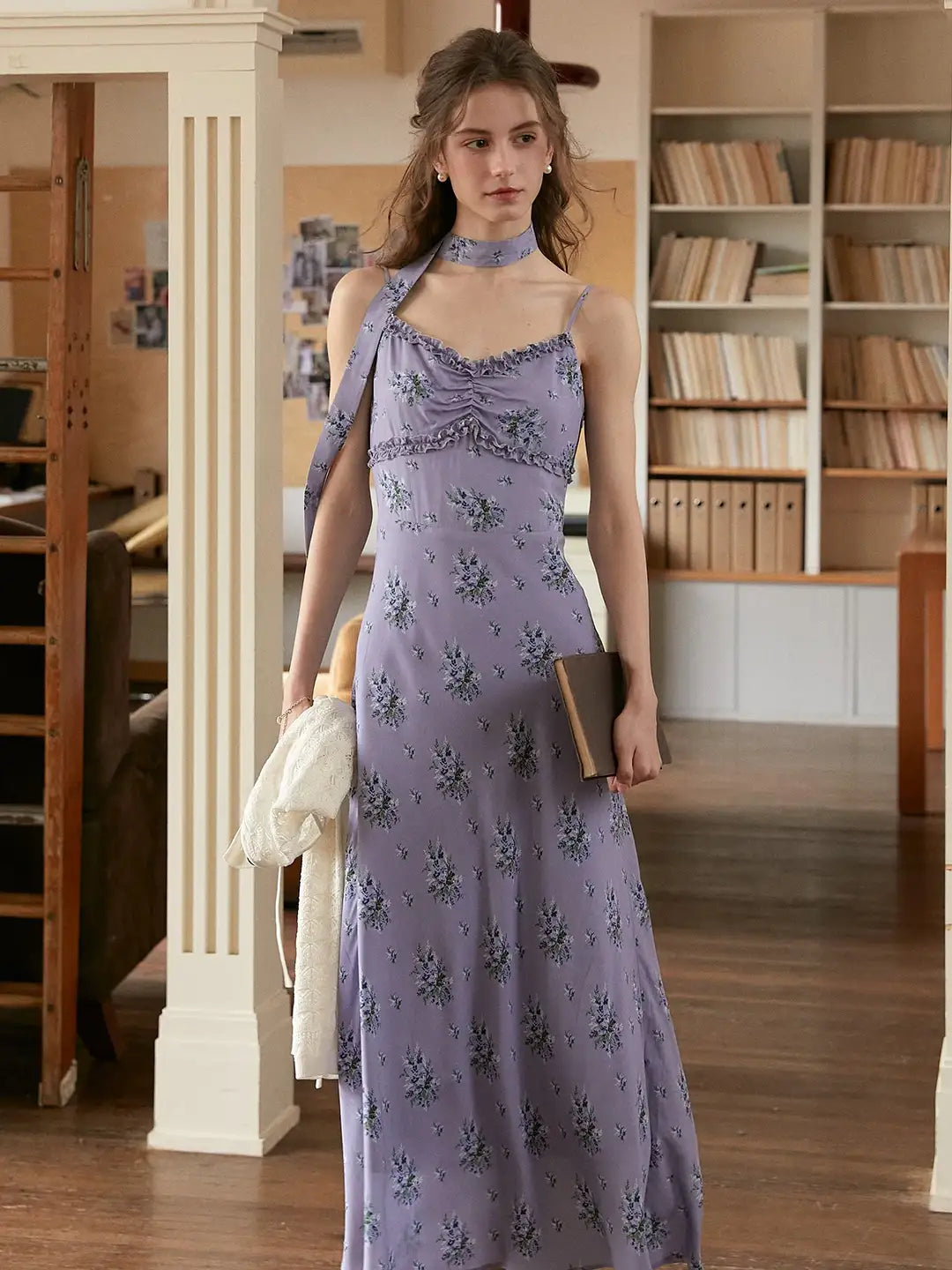 Kenia Floral Suspender Dress