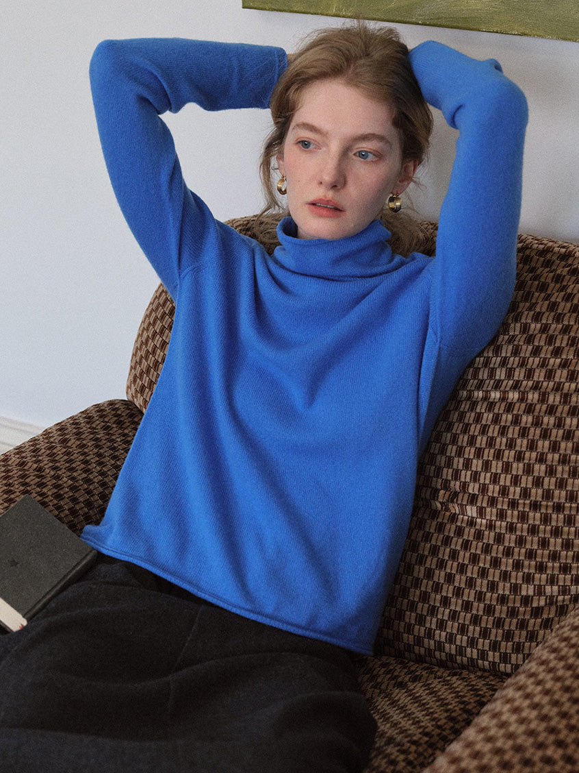 Ione Crew-Neck Wool-Cashmere Sweater