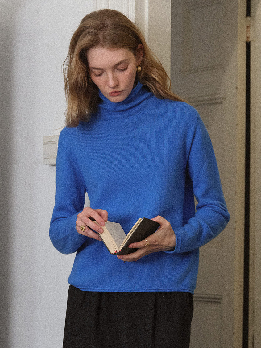 Ione Crew-Neck Wool-Cashmere Sweater