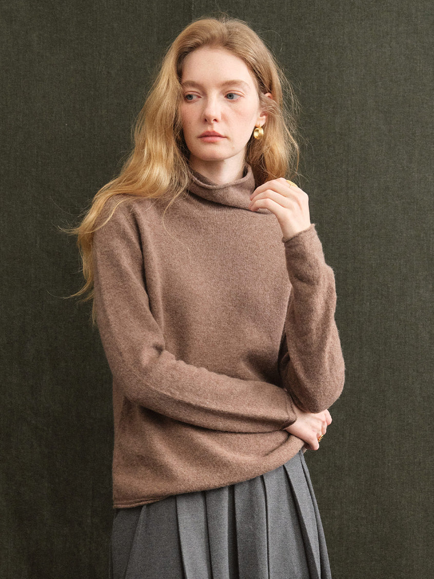 Ione Crew-Neck Wool-Cashmere Sweater
