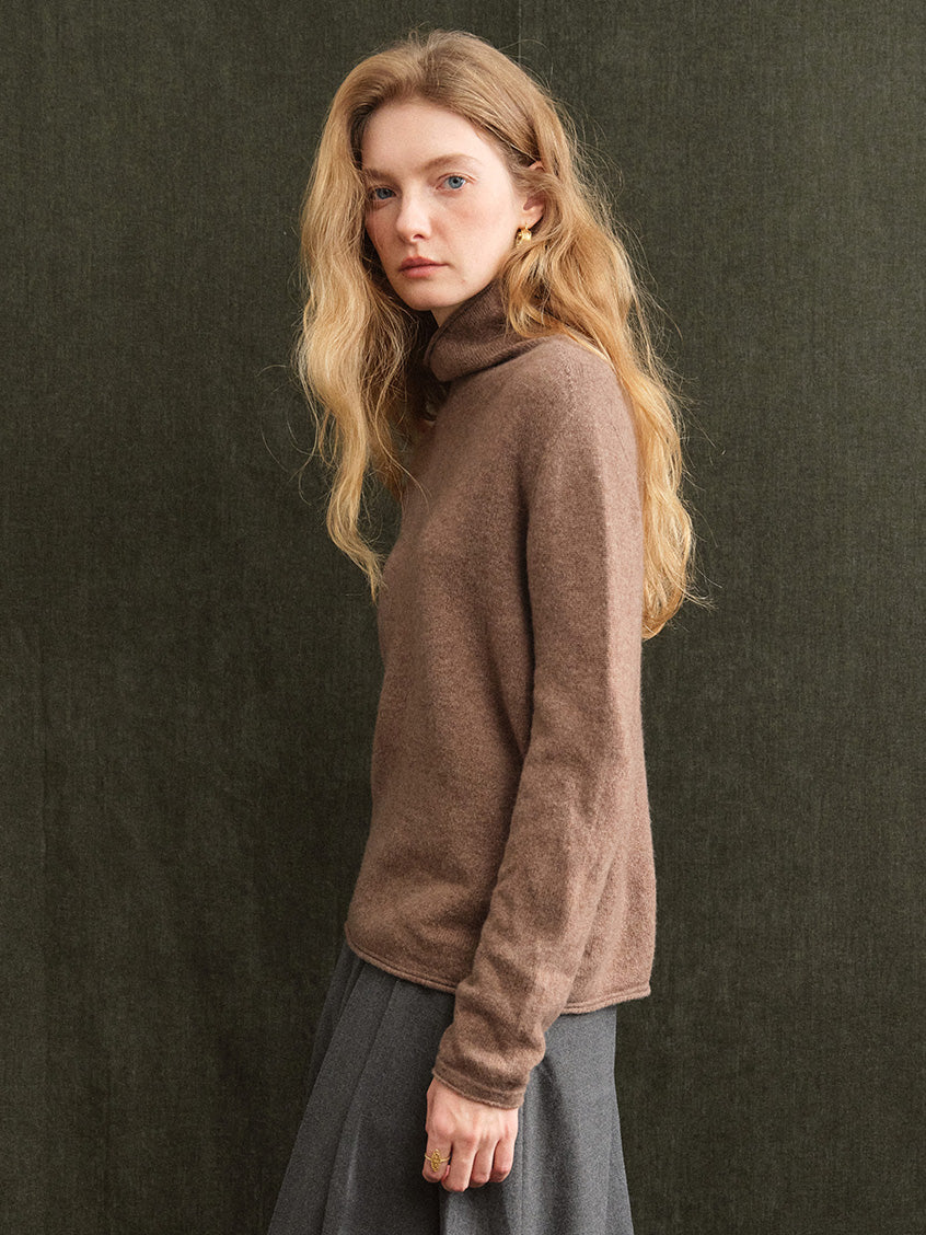 Ione Crew-Neck Wool-Cashmere Sweater