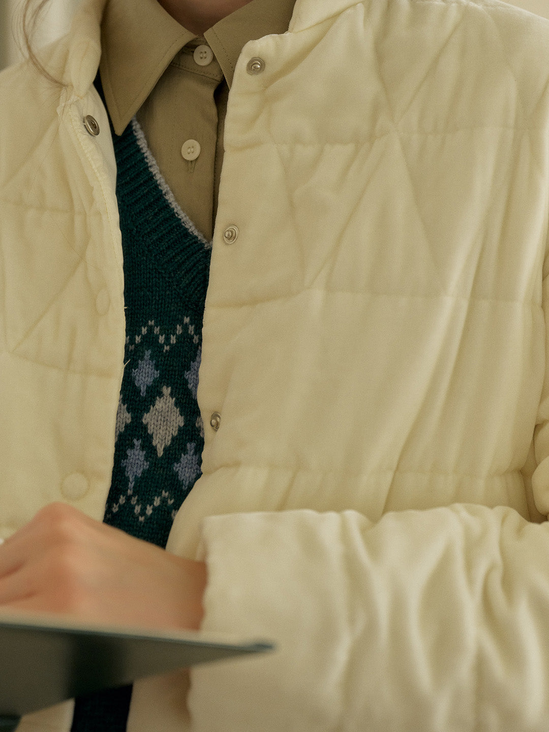 Marianna Classic Mockneck Short Down Jacket