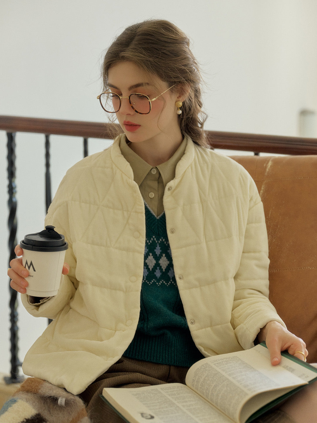 Marianna Classic Mockneck Short Down Jacket