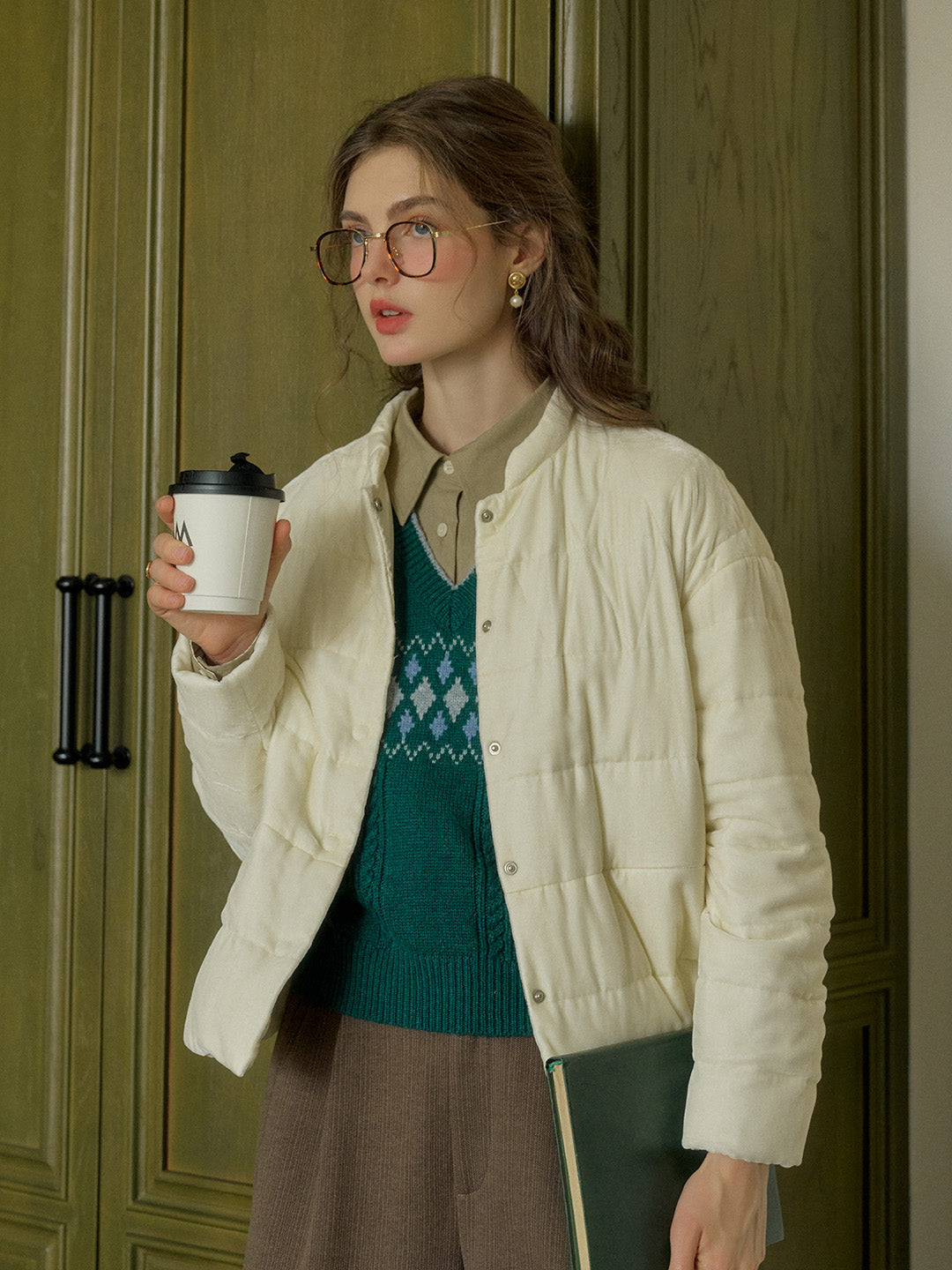 Marianna Classic Mockneck Short Down Jacket
