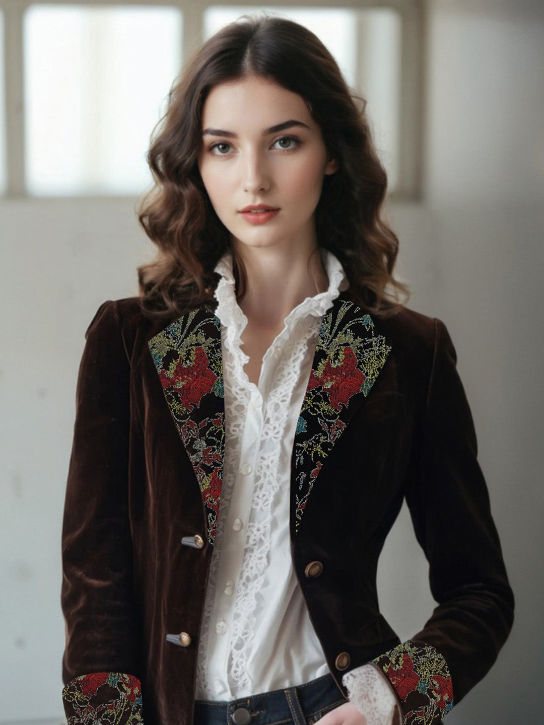 Elowyn Notch Lapel Jacket