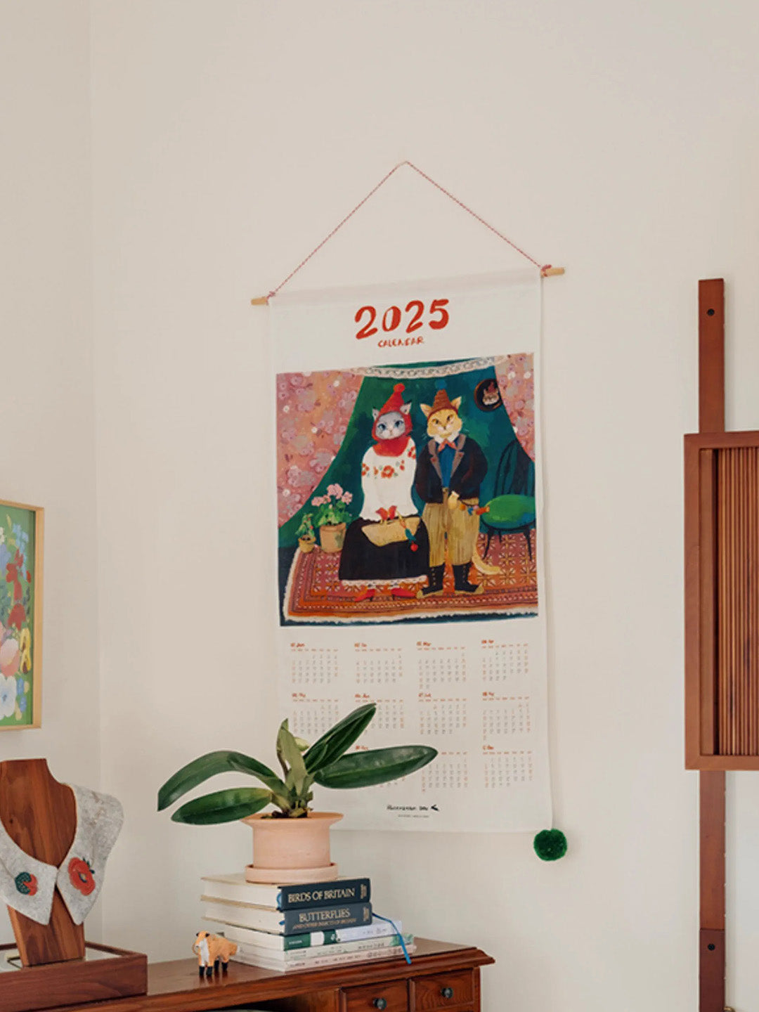 Chowxiaodou 2025 Illustrated Wall Calendar