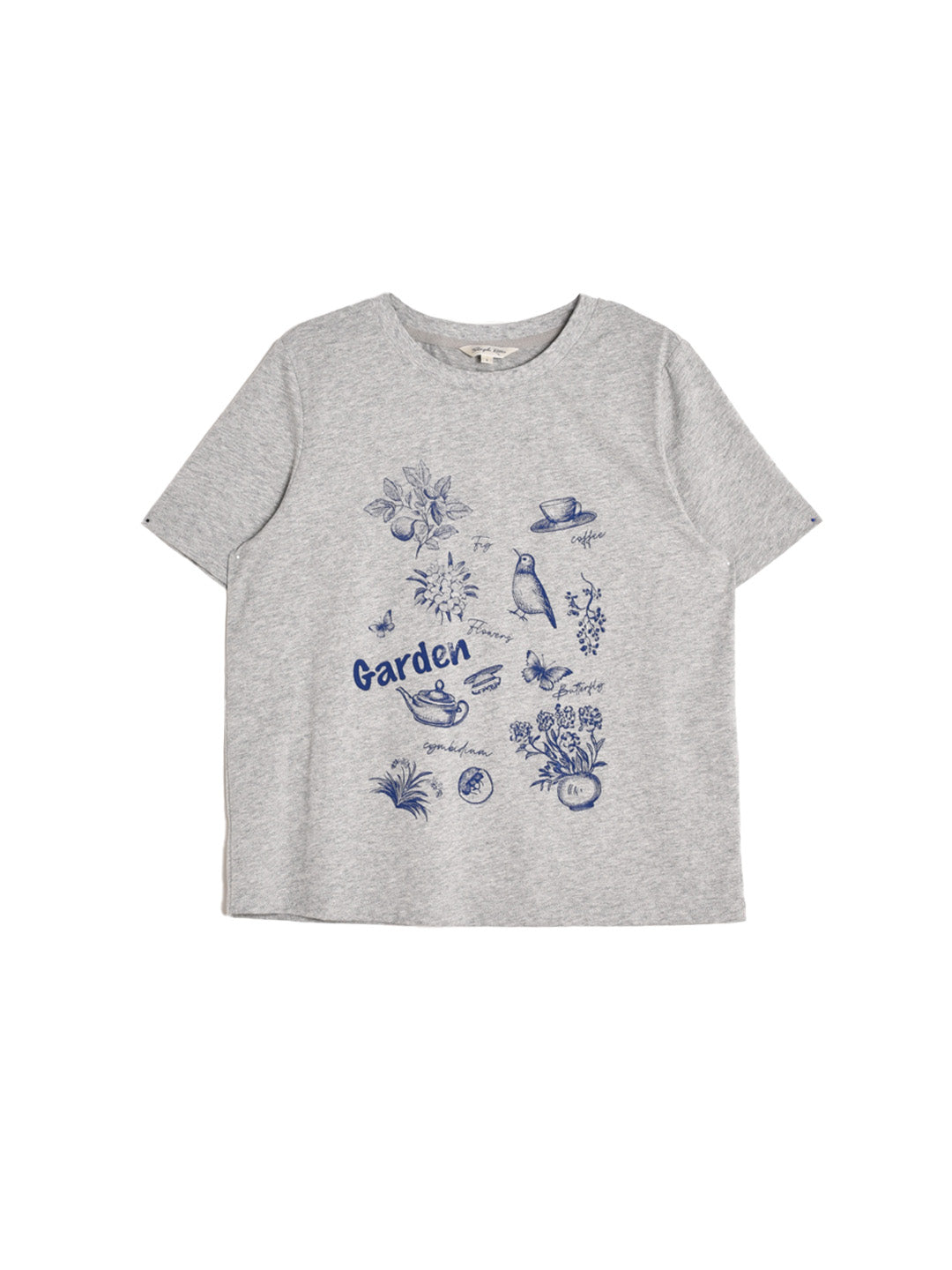 Rory Round Neck Vintage Pattern T-shirt
