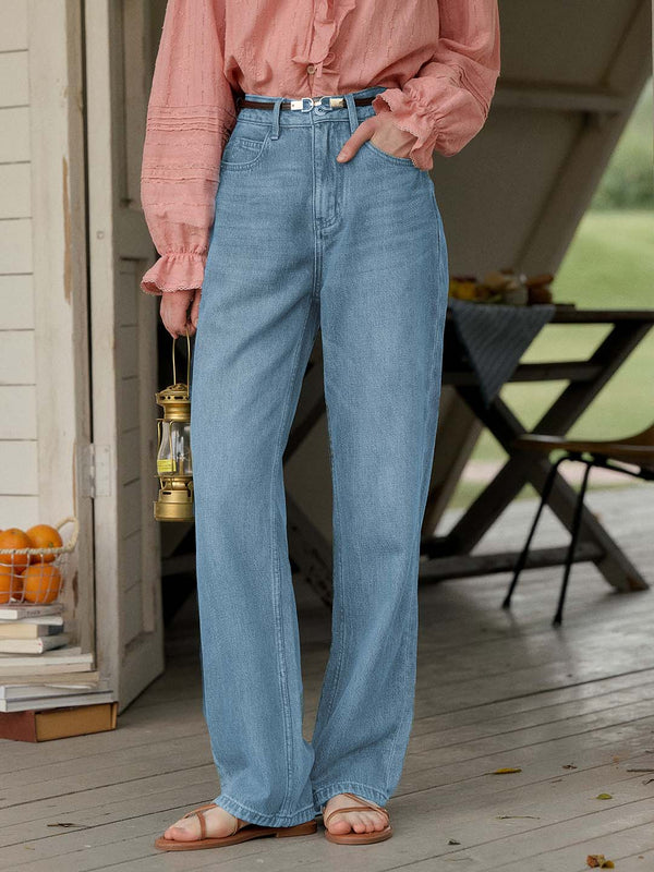 High Waist Vintage Straight Jean