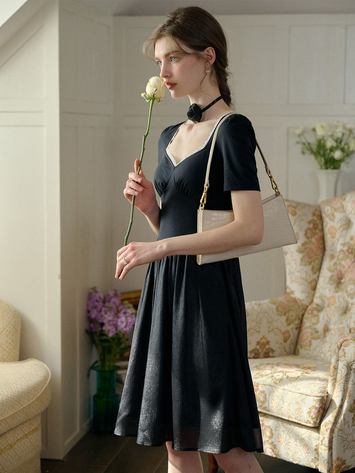Relinas Cherry Halter Collar Dress main image 1