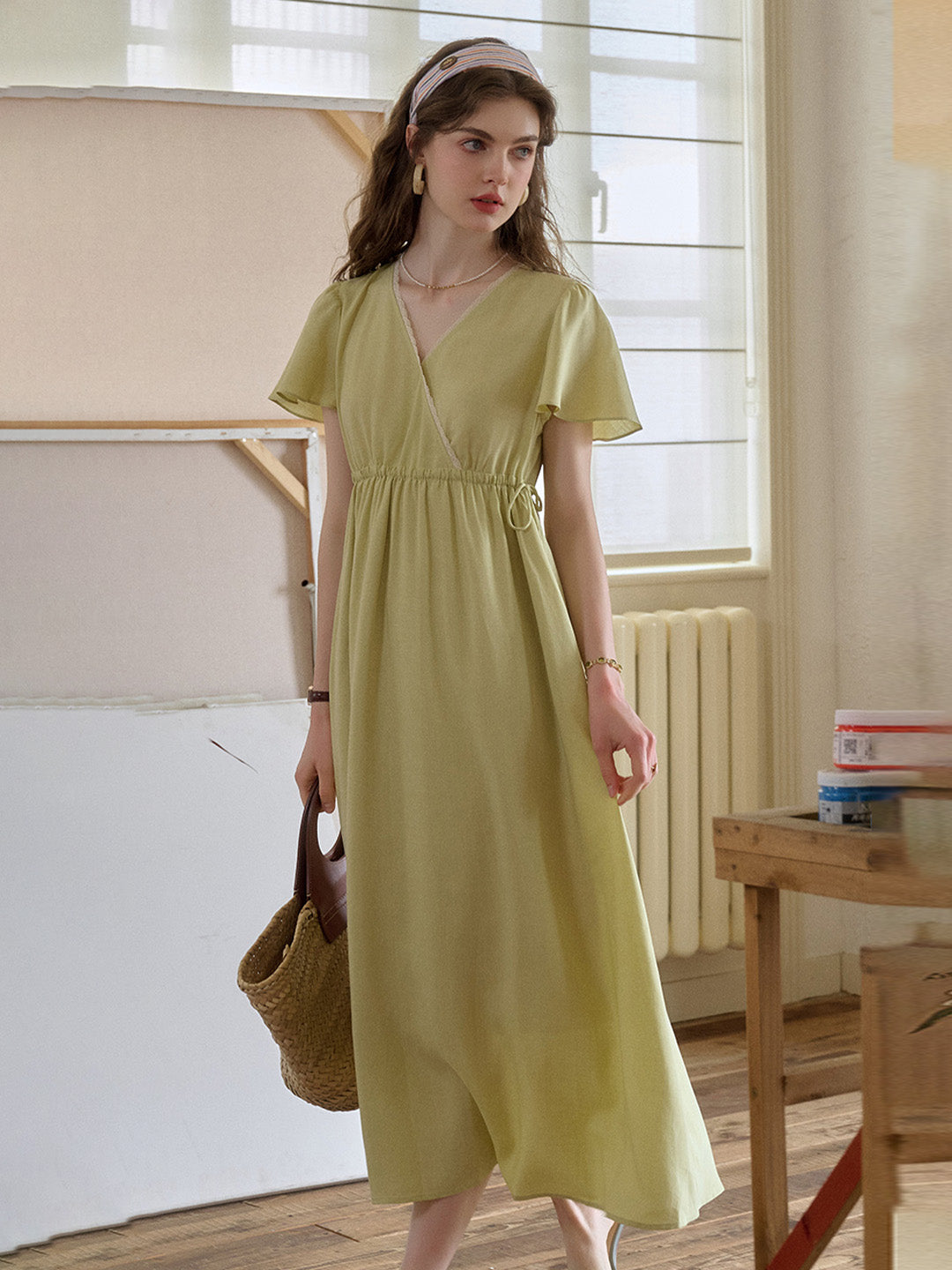 【Final Sale】Azalea V-Neck Waisted Dress