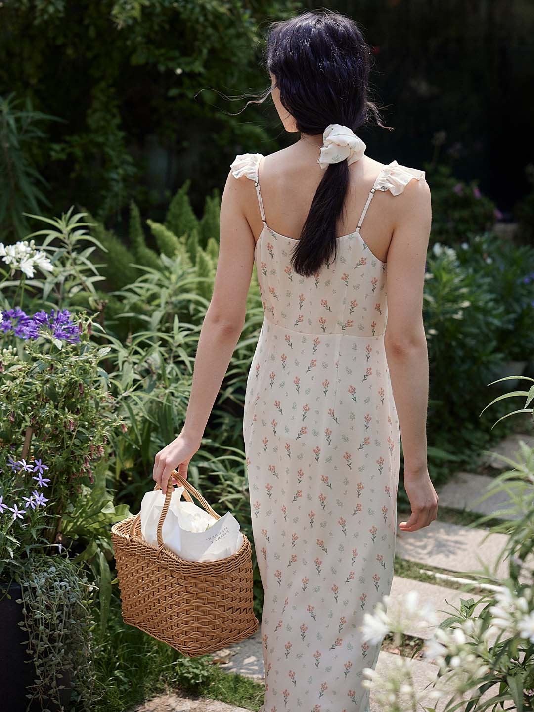 【Final Sale】Monica Square Neck Floral Dress