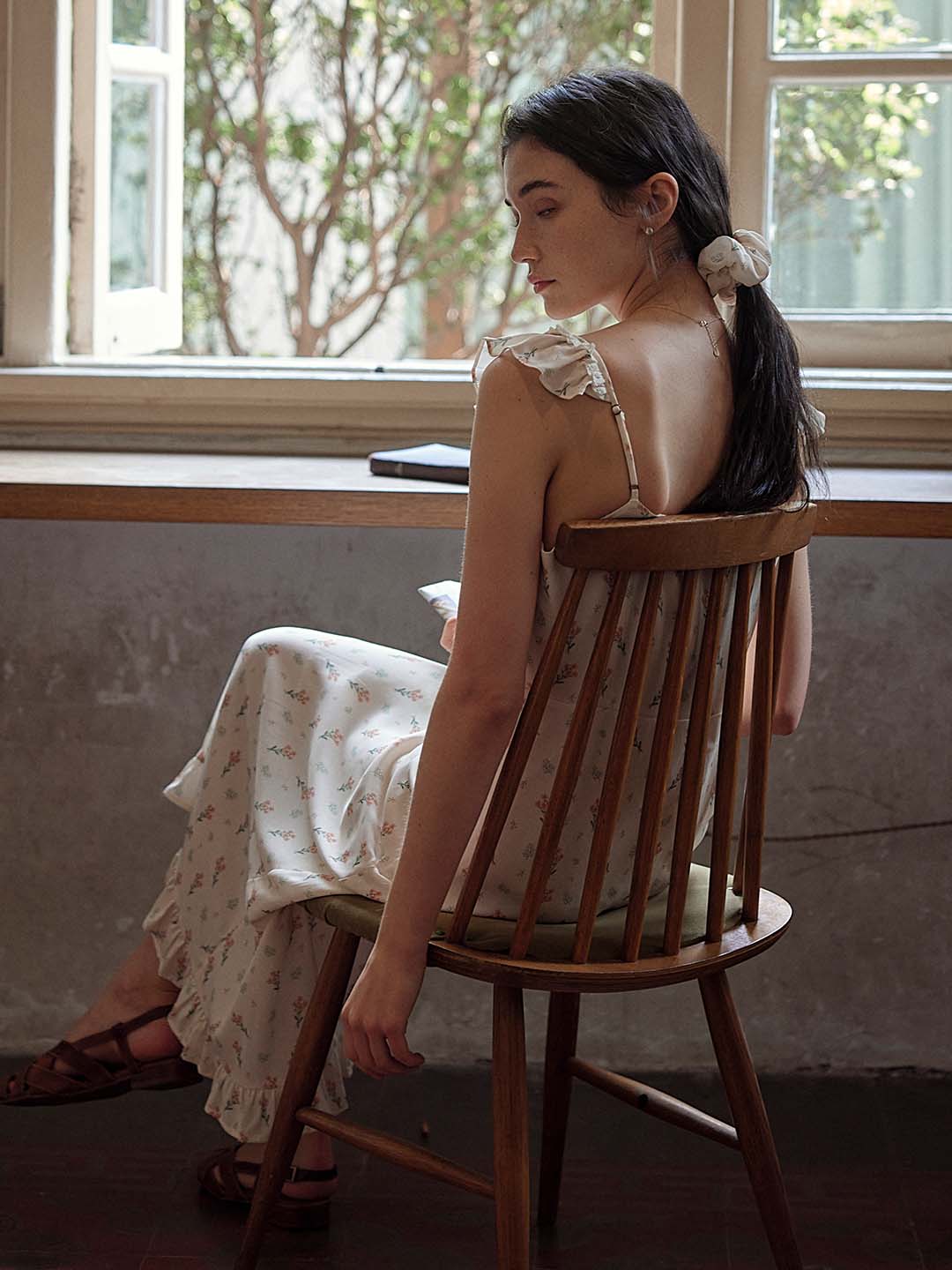 【Final Sale】Monica Square Neck Floral Dress