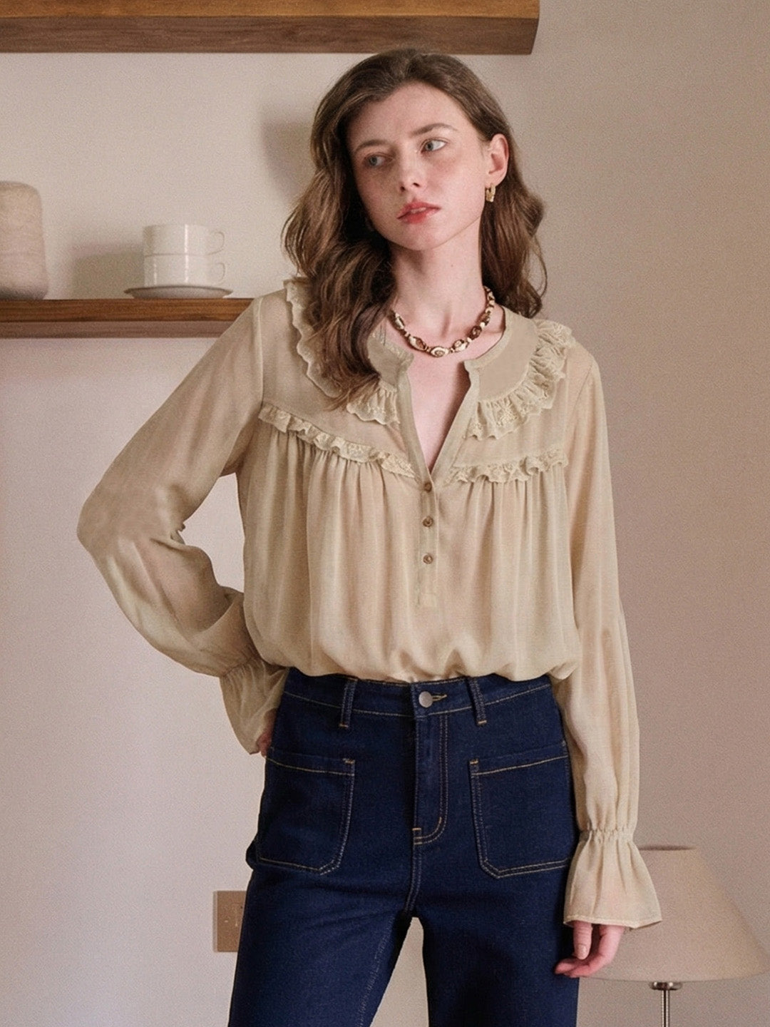 Veda Round Neck Blouse