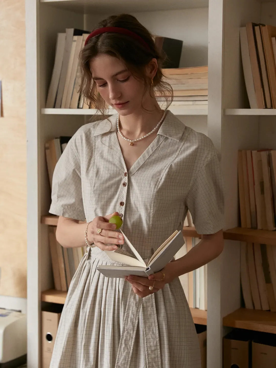 Jamie Lapel 100% Cotton Dress