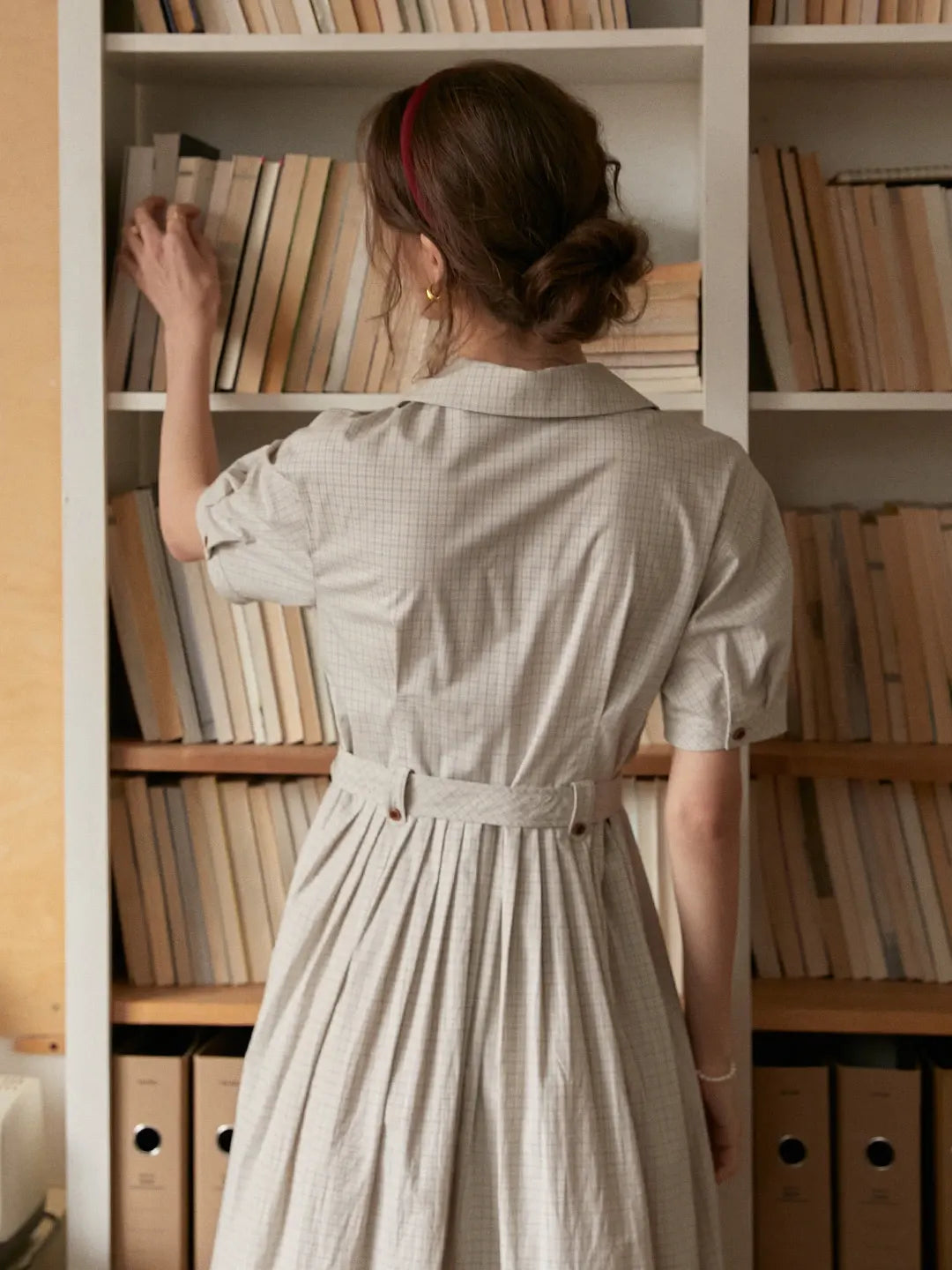 Jamie Lapel 100% Cotton Dress