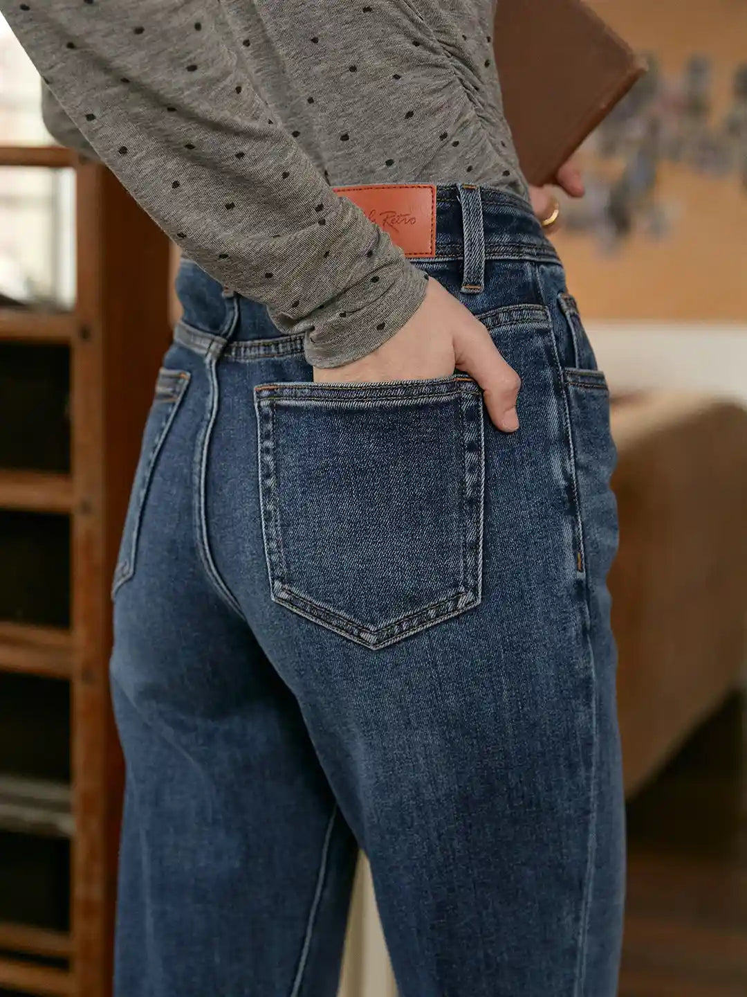 Versatile Jean Color 【Final Sale】Reya Versatile Cotton Jeans
