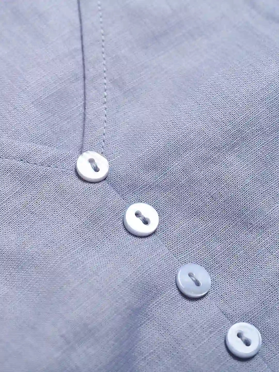 Layne V-Neck Linen Dress