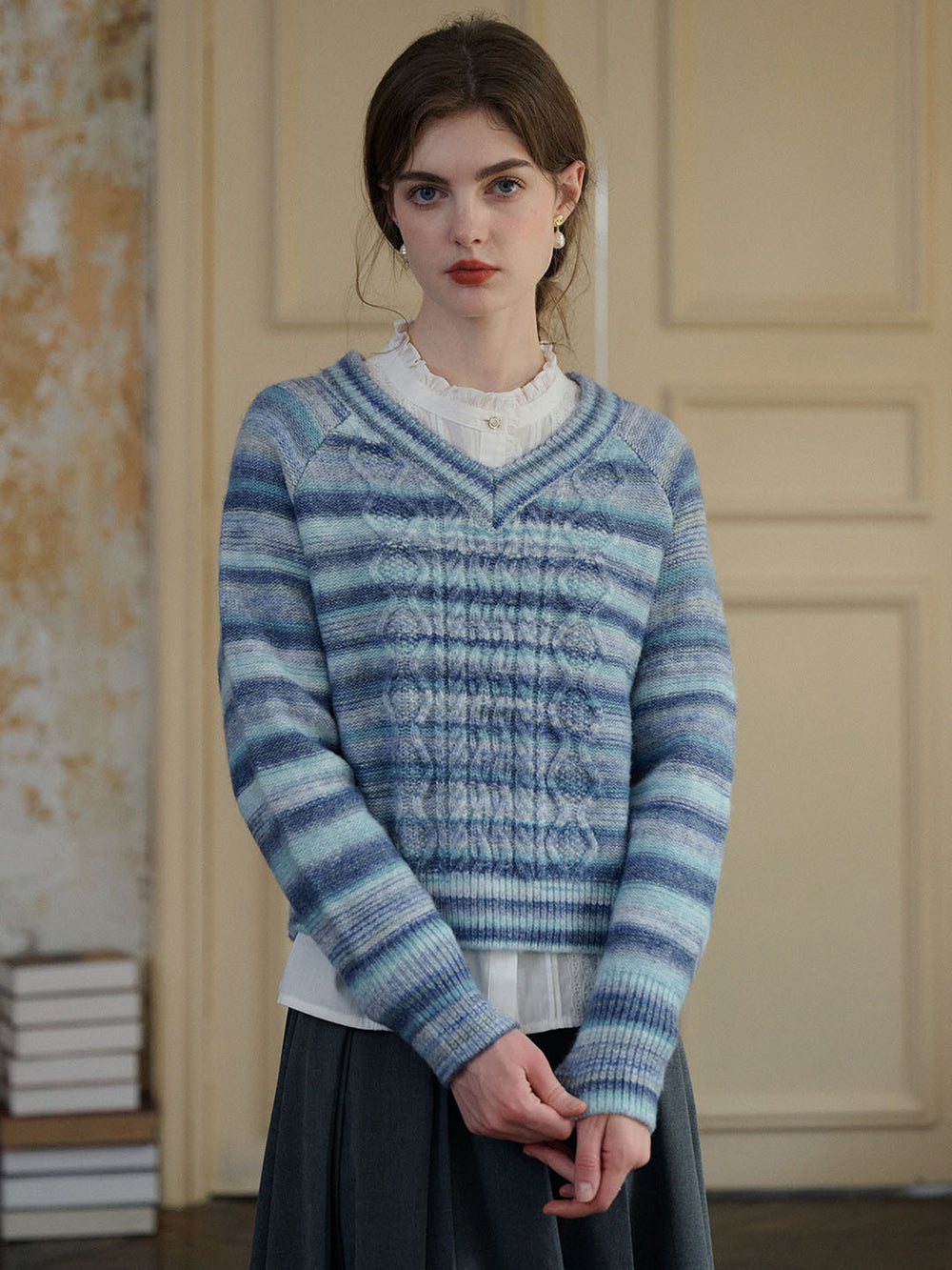Dahlia™ | Alina V-Neck Sweater main image 1