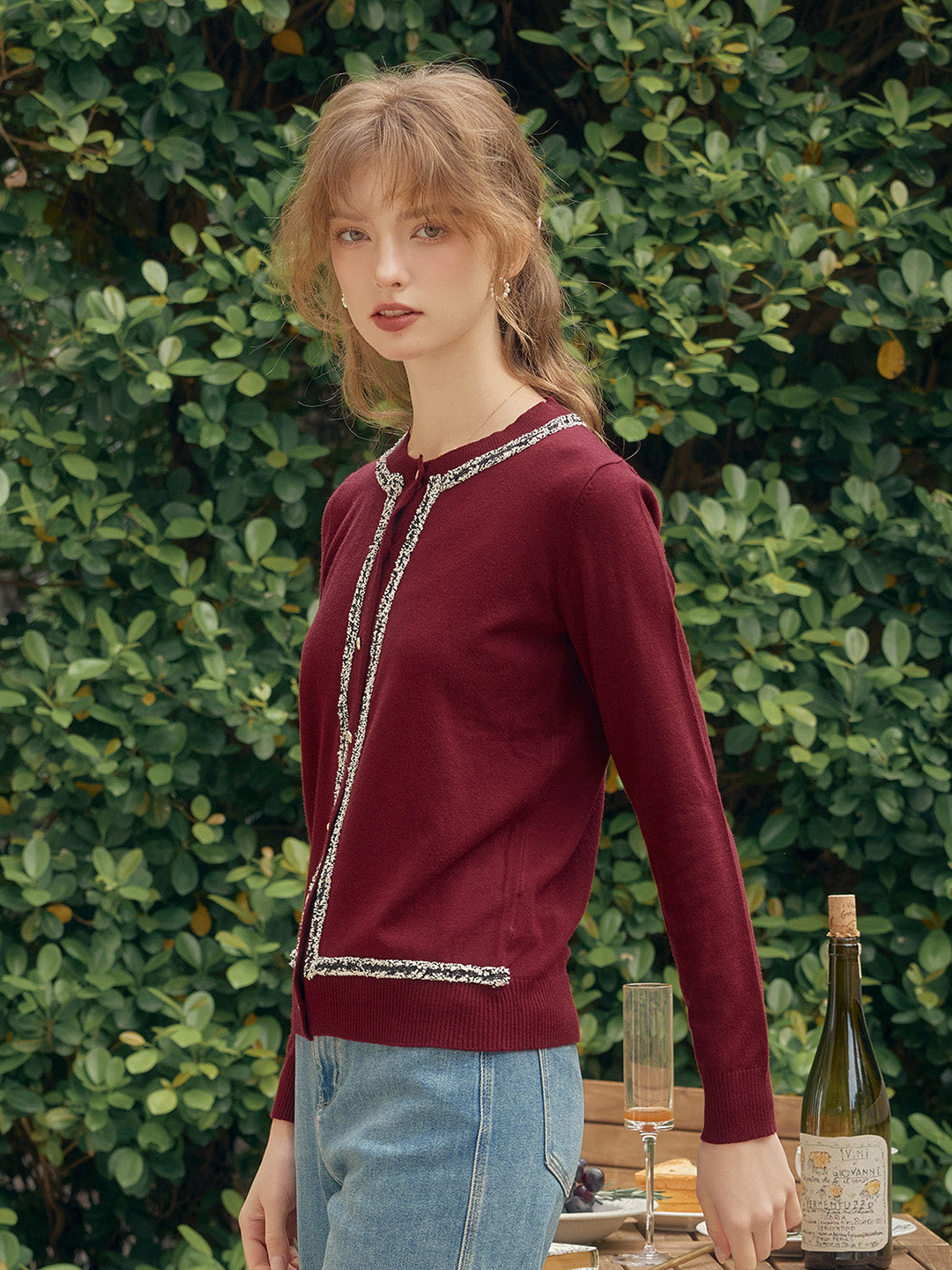 【Final Sale】Larkin Round Neck High-End Elegant -Inspired Cardigan