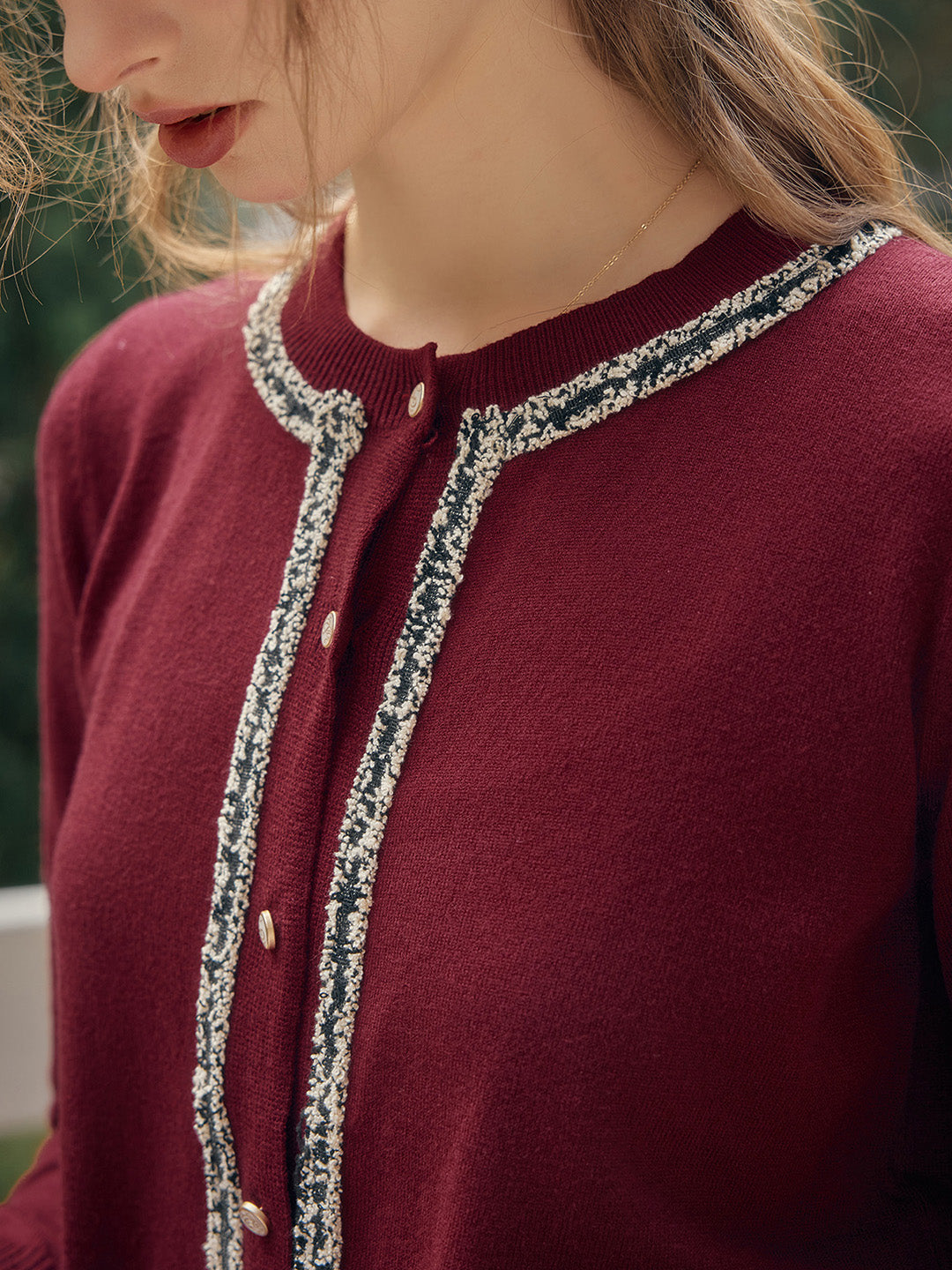 【Final Sale】Larkin Round Neck High-End Elegant -Inspired Cardigan