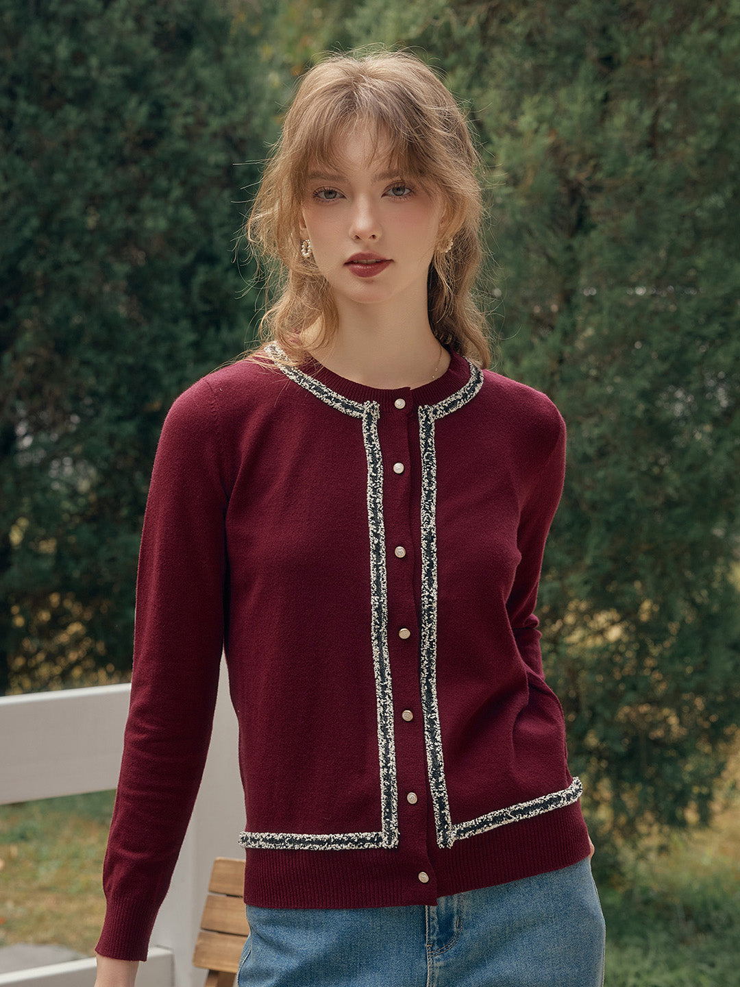 【Final Sale】Larkin Round Neck High-End Elegant -Inspired Cardigan