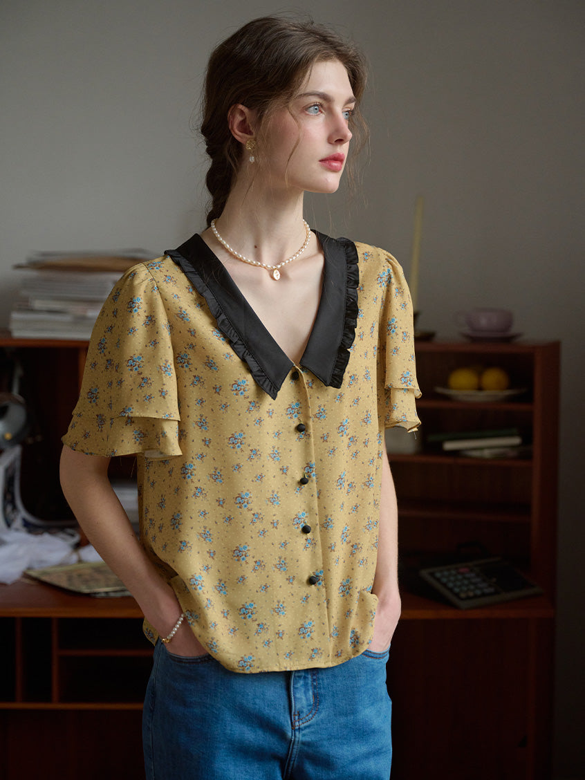 【Final Sale】Janelle V-Neck Shirt