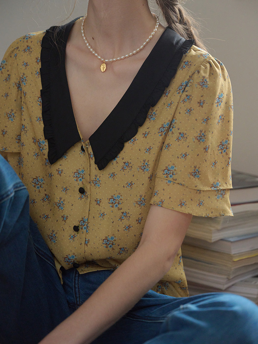【Final Sale】Janelle V-Neck Shirt