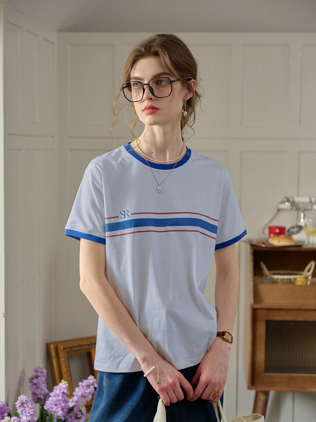 【Final Sale】Kai Women's Solid Color Bustier Camisole - Blue