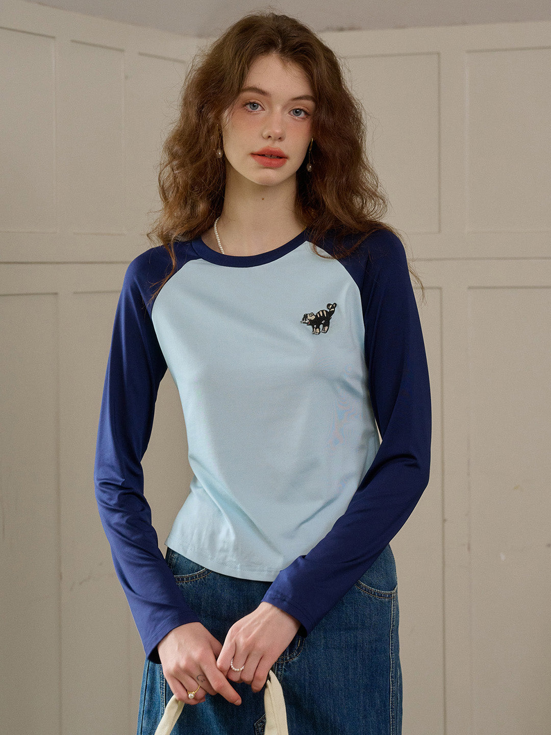 【Final Sale】Judy Round Neck Embroidered Top