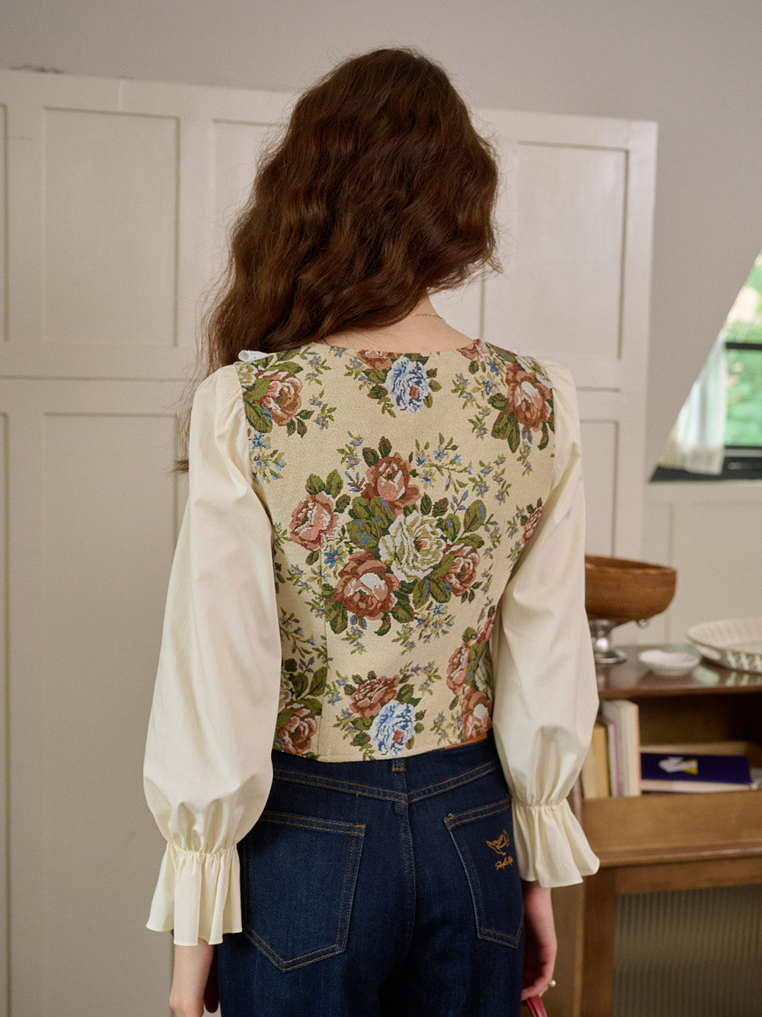 トップス APOLINA Cora Blouse apolina Cora Blouse Folk Floral Apolina Fira Blouse 5-7y Apolina