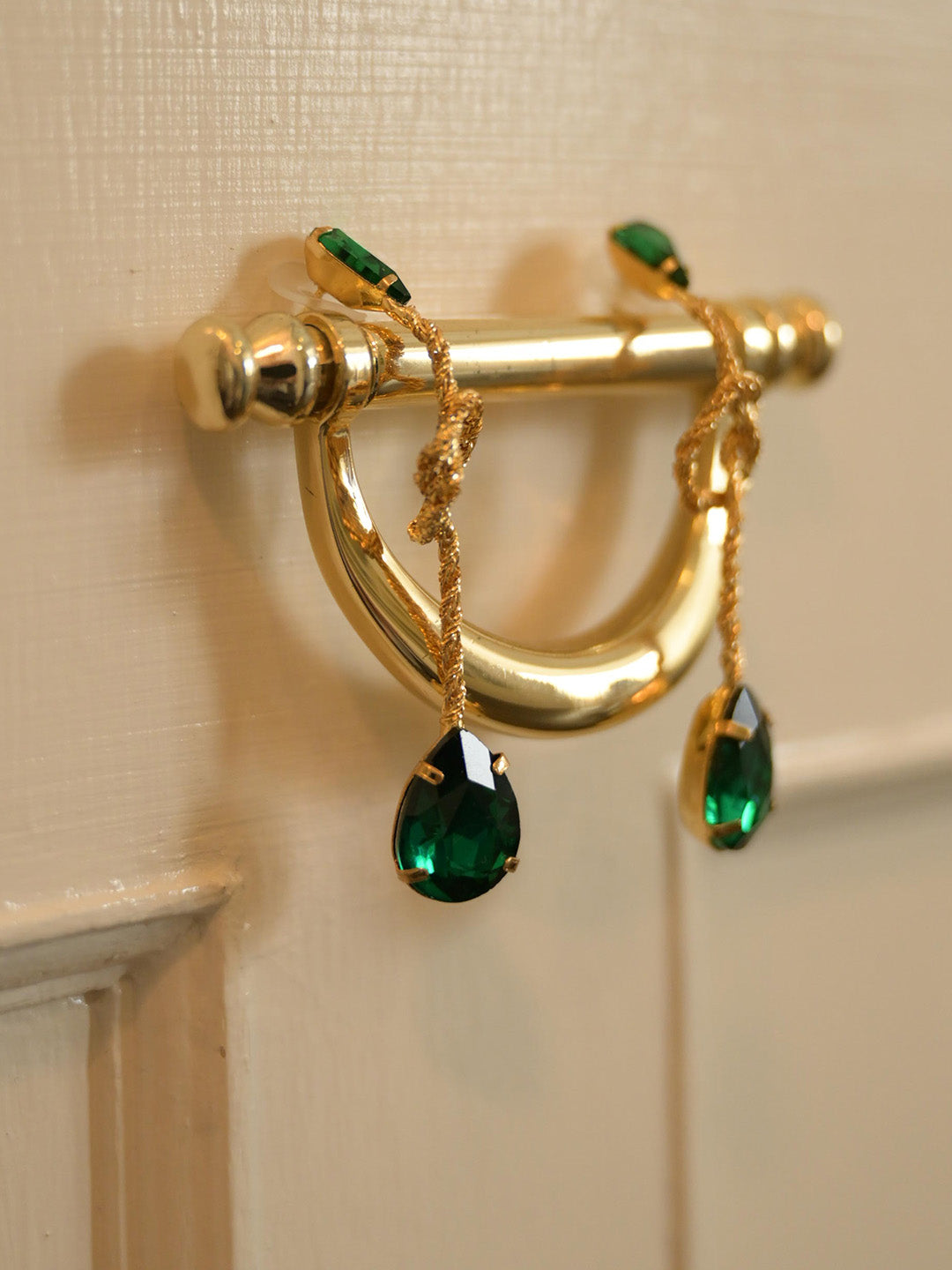 Macaron Vintage Knotted Green Earrings