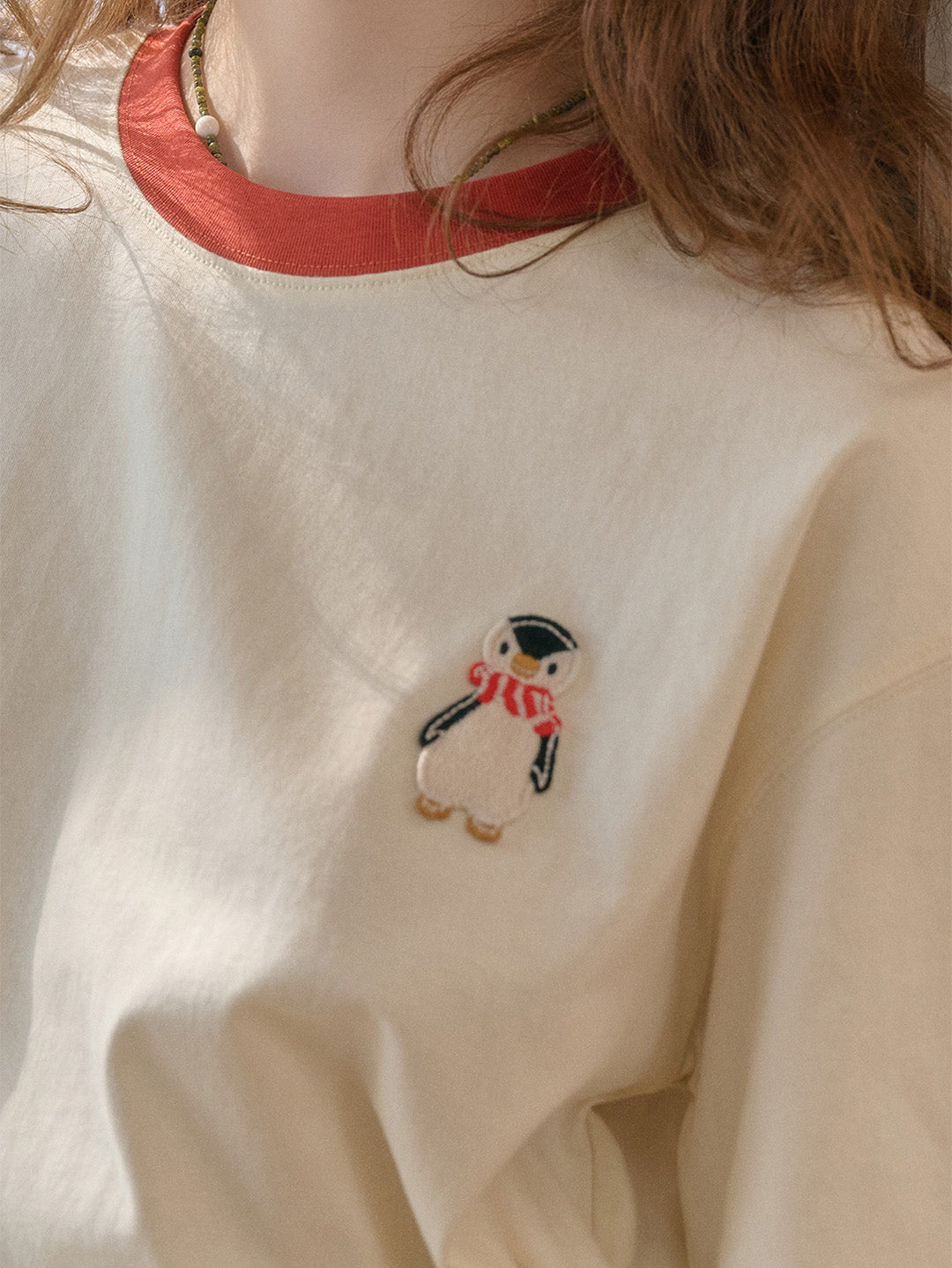 【Final Sale】Poppy Round Neck 100% Cotton T-shirt