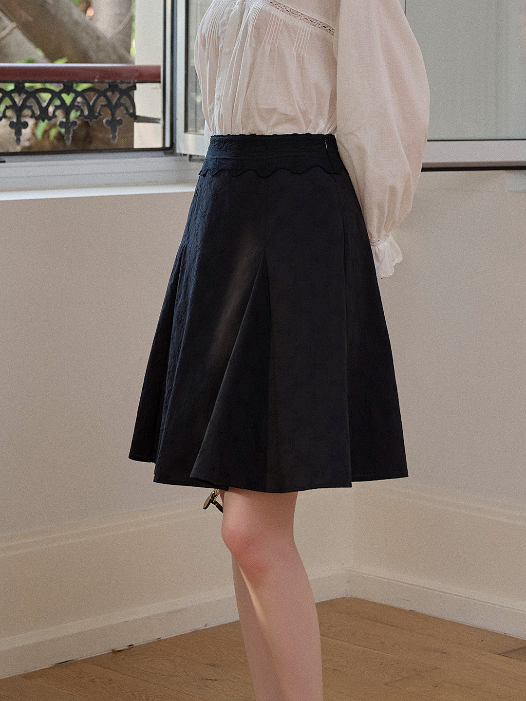 Charleigh Embroidery 100% Cotton Skirt